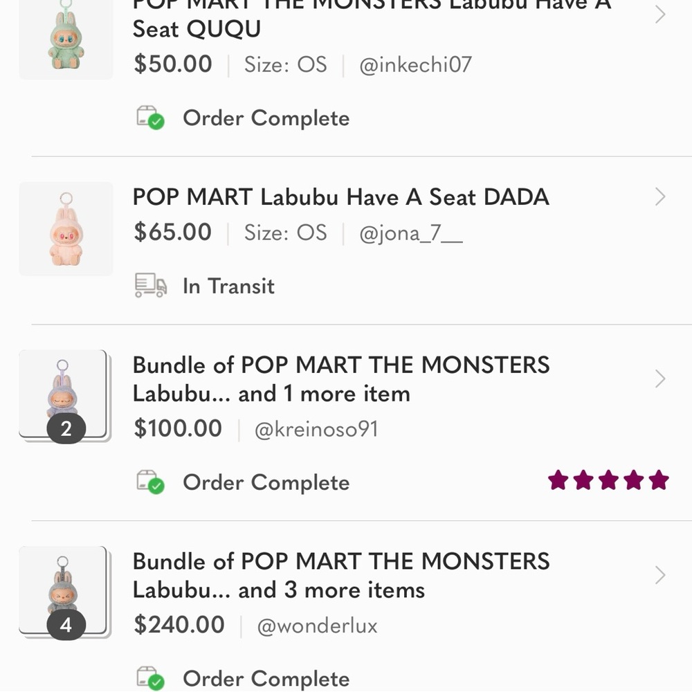 POP MART THE MONSTERS Labubu Have A Seat BABA - Picture 9 of 11